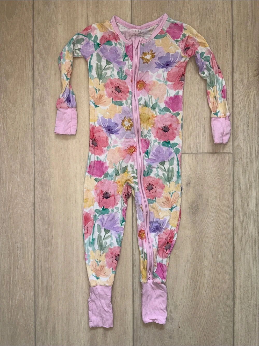 Little Sleepies Floral Zippy